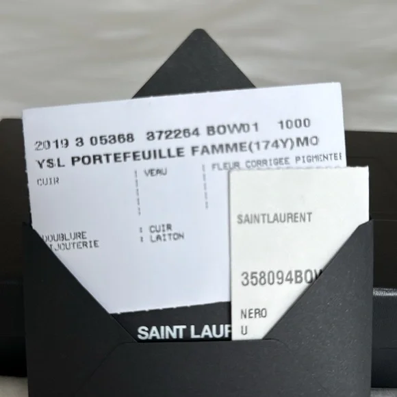 Yves Saint Laurent Long Zip Wallet - Picture 14 of 14